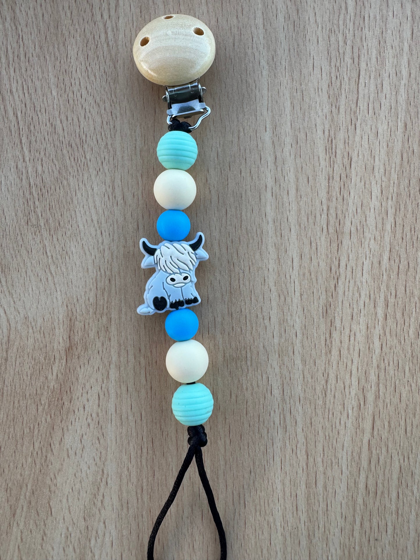 Highland Cow Dummy Clips