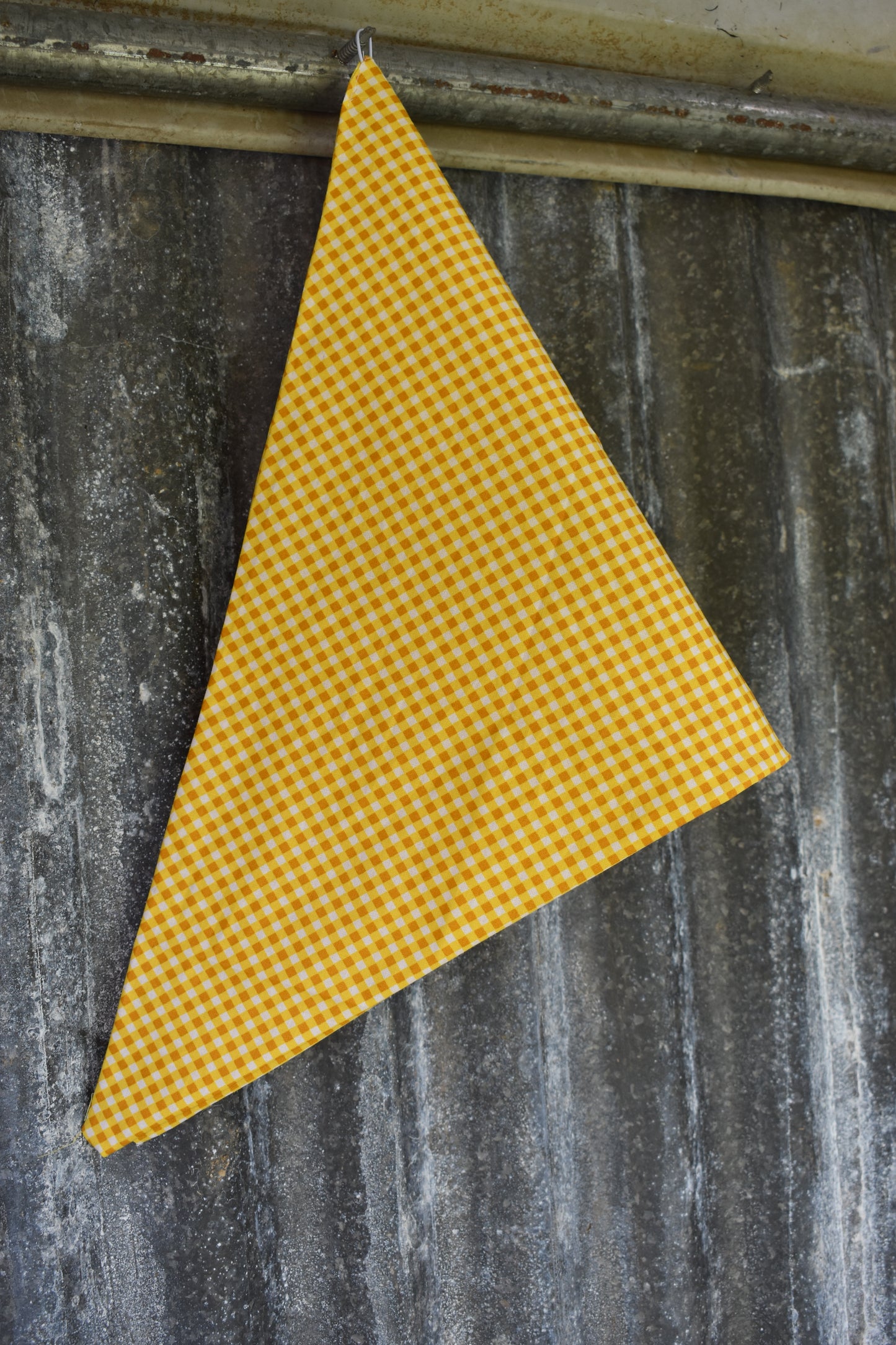 Yellow gingham