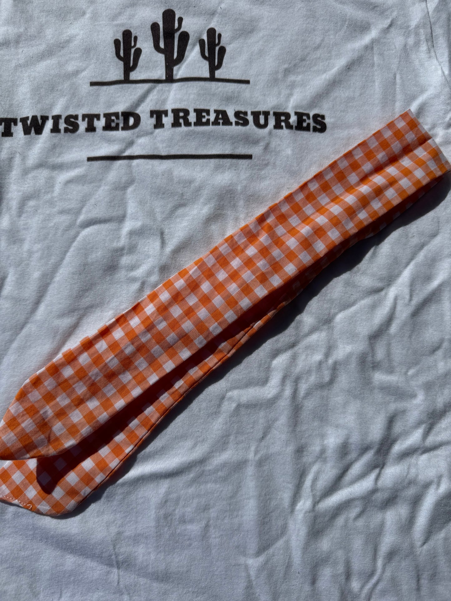 Orange Gingham