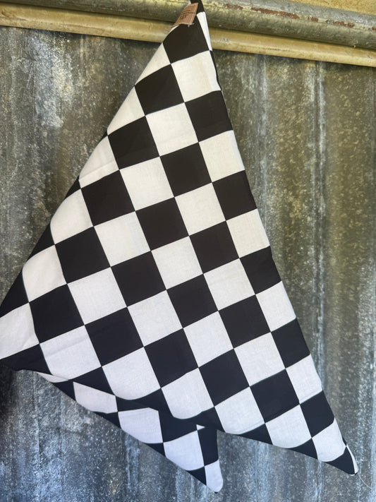 Black & white check