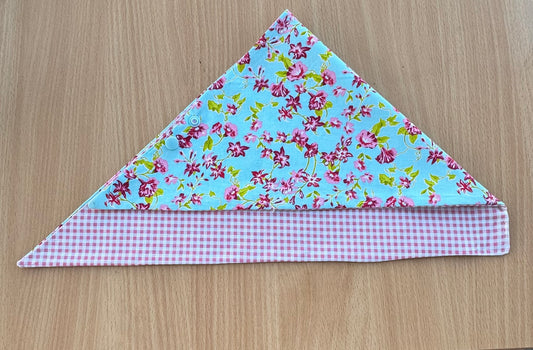 Pink Gingham & flowers
