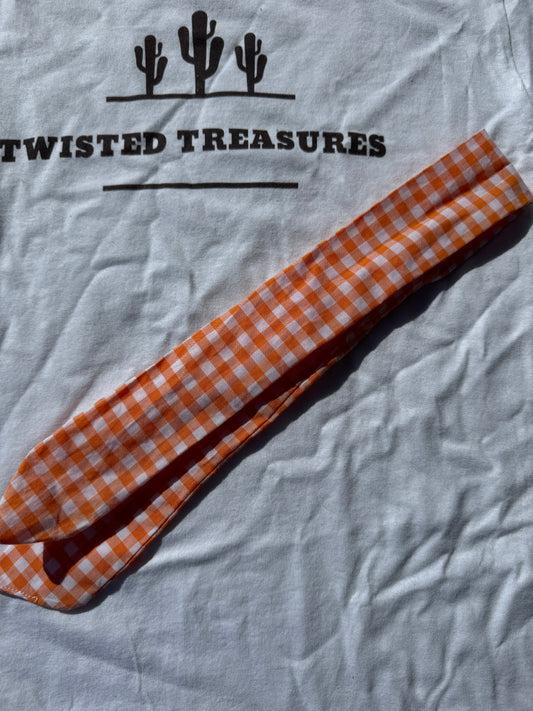 Orange Gingham
