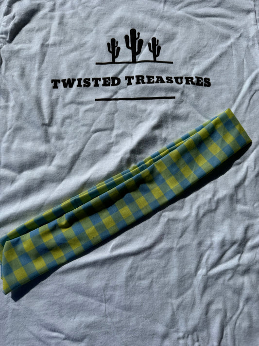 Blue & Yellow Gingham